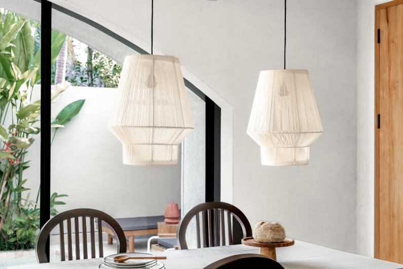 Product: Lampion no 1 - Recycled coastal plastic lampshade