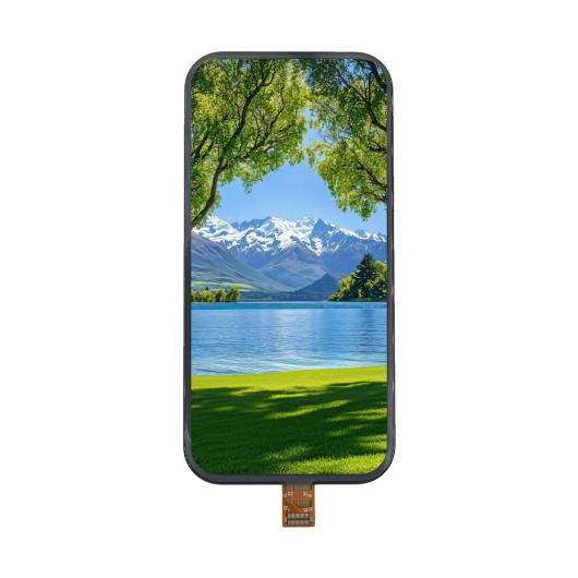 Produkt: 4.39 inch AMOLED display with capacitive touch panel, bezel design, thin and light for education industry