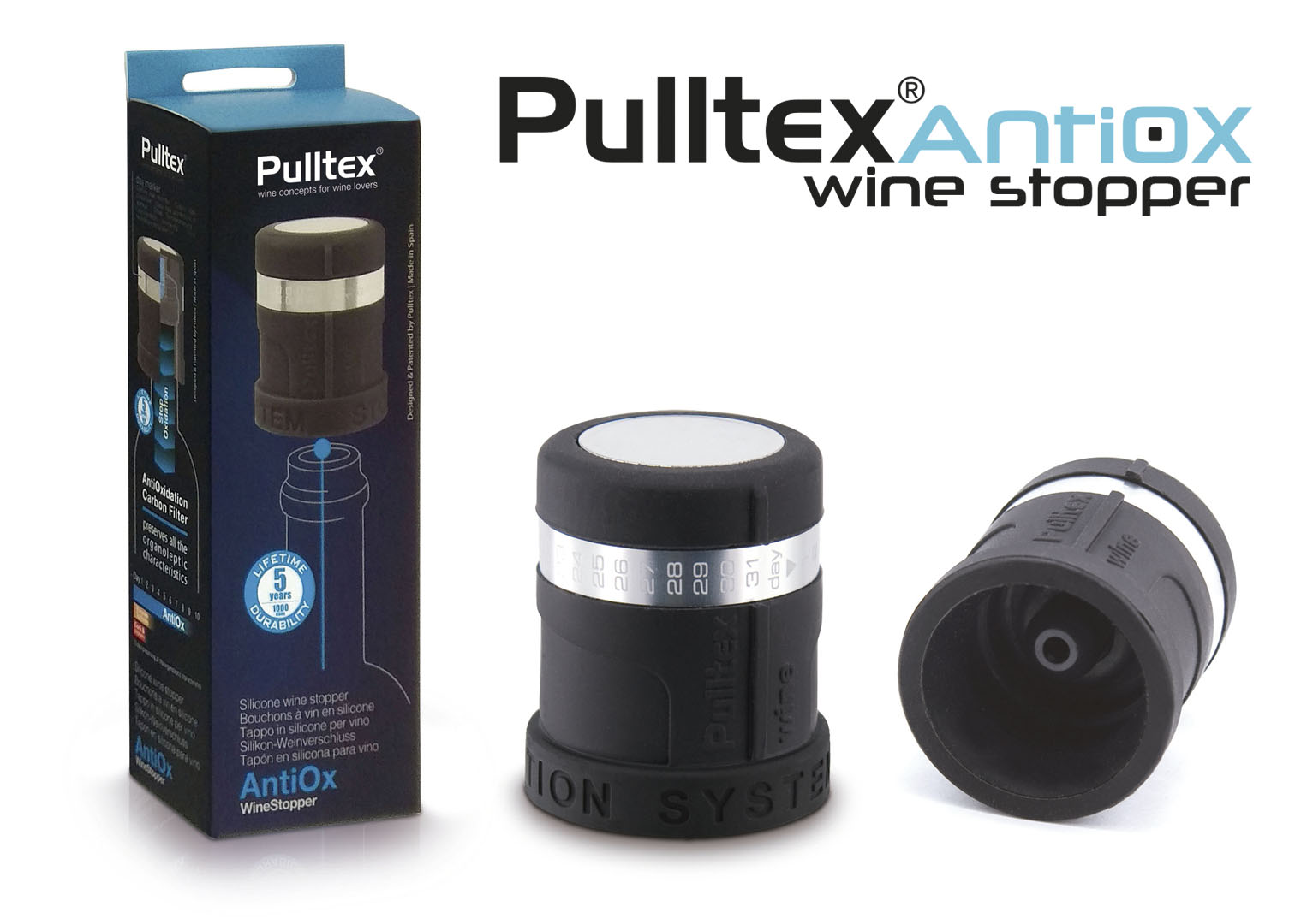 AntiOx Silicone Wine Stopper