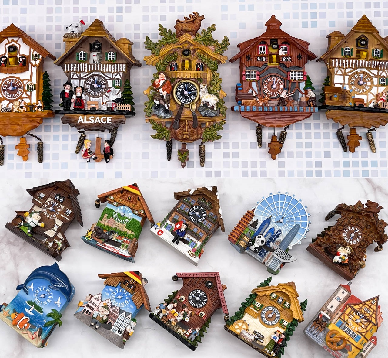 Polyresin cuckoo clock