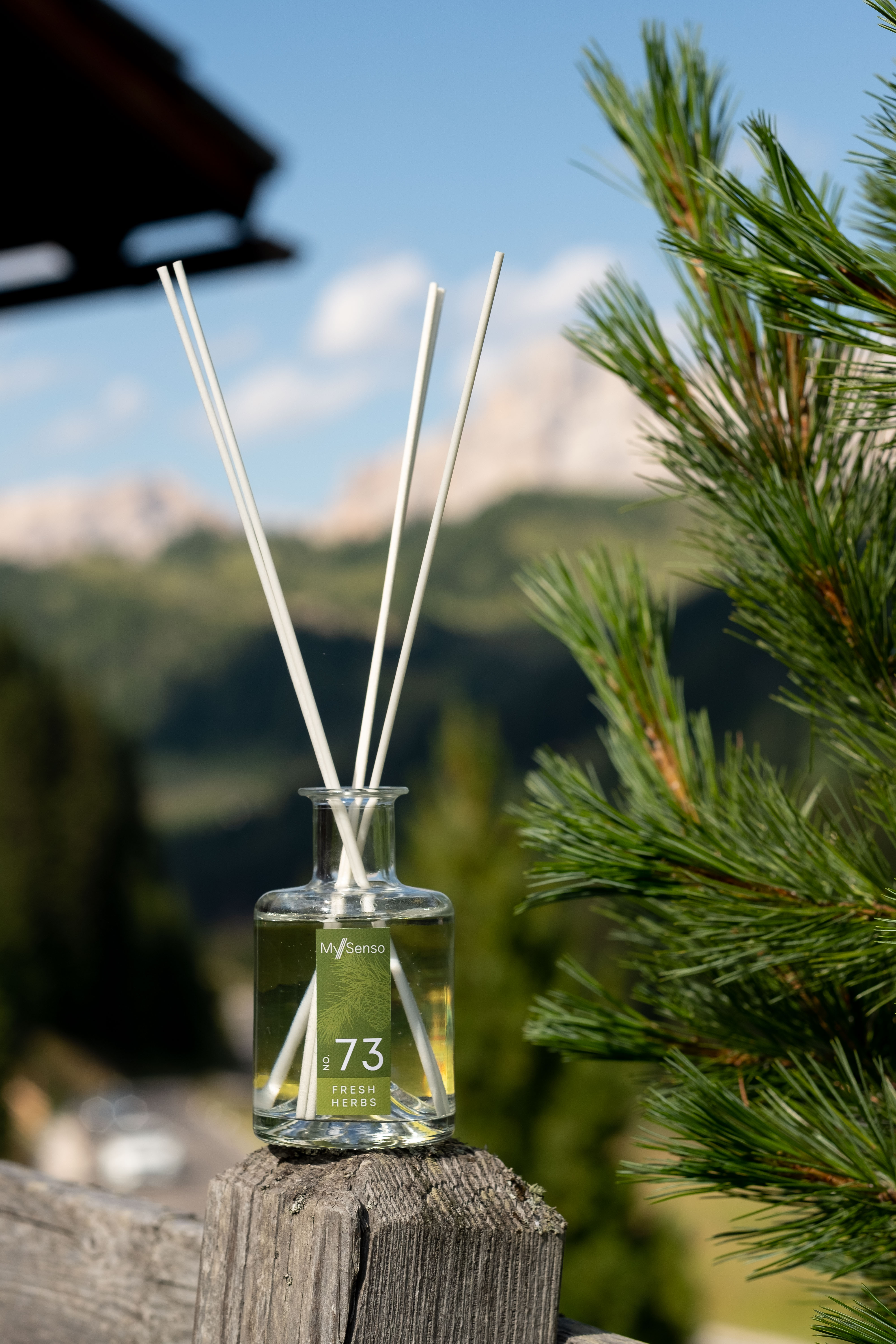 MySenso Alpine - Home fragrance enriched with 100% natural oragnic Swiss stone pine oil