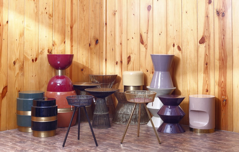 COLLECTION OF ENAMEL FURNTIURE