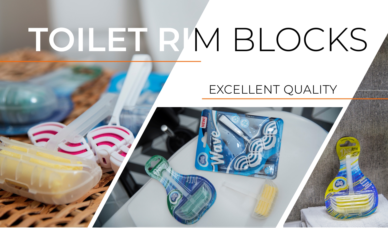 Toilet rim bloks