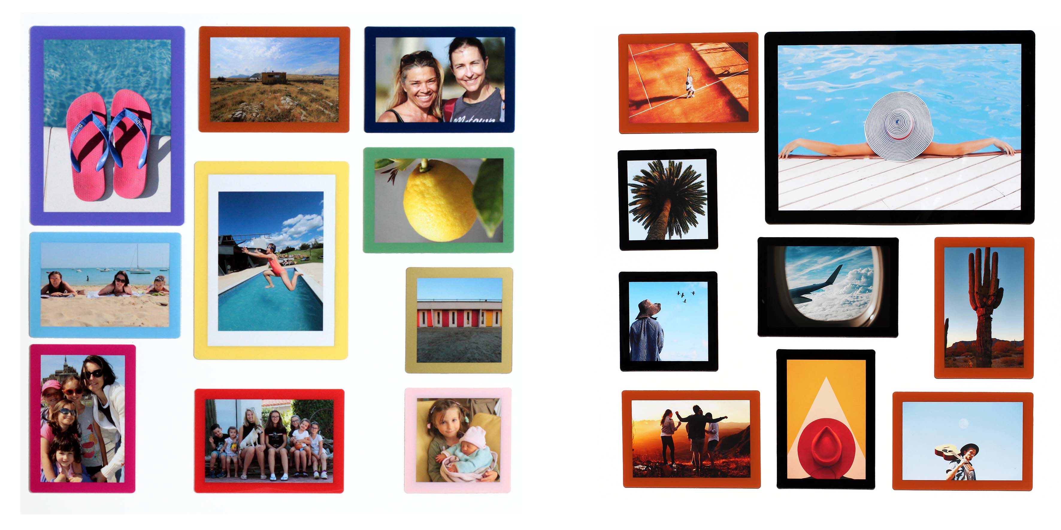 Slimpyx frames ideal for wall compositions