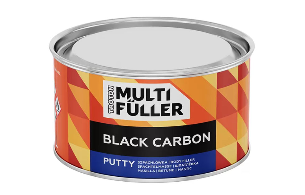 Multi Füller - Black Carbon - Struktur-Polyesterspachtel mit Kohlenstofffasern