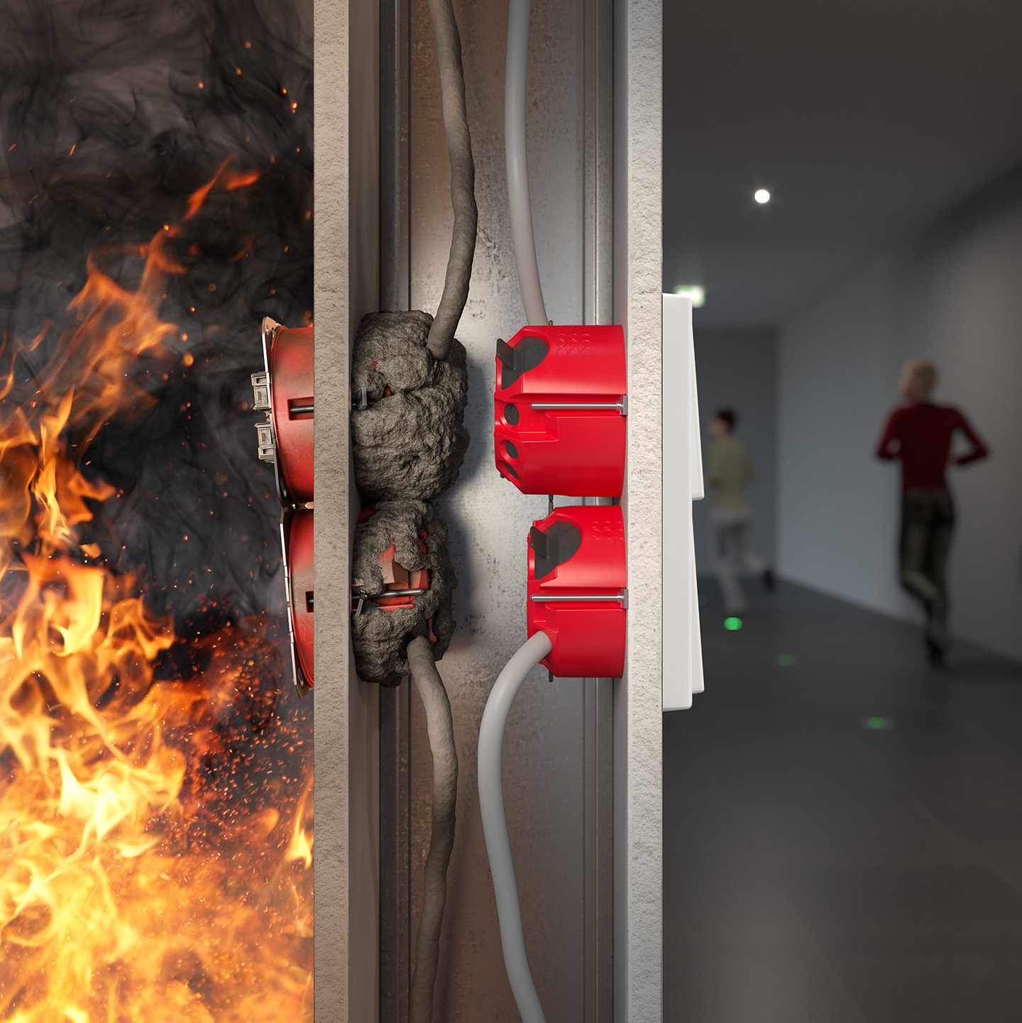 Brandschutzdosen HWD68+