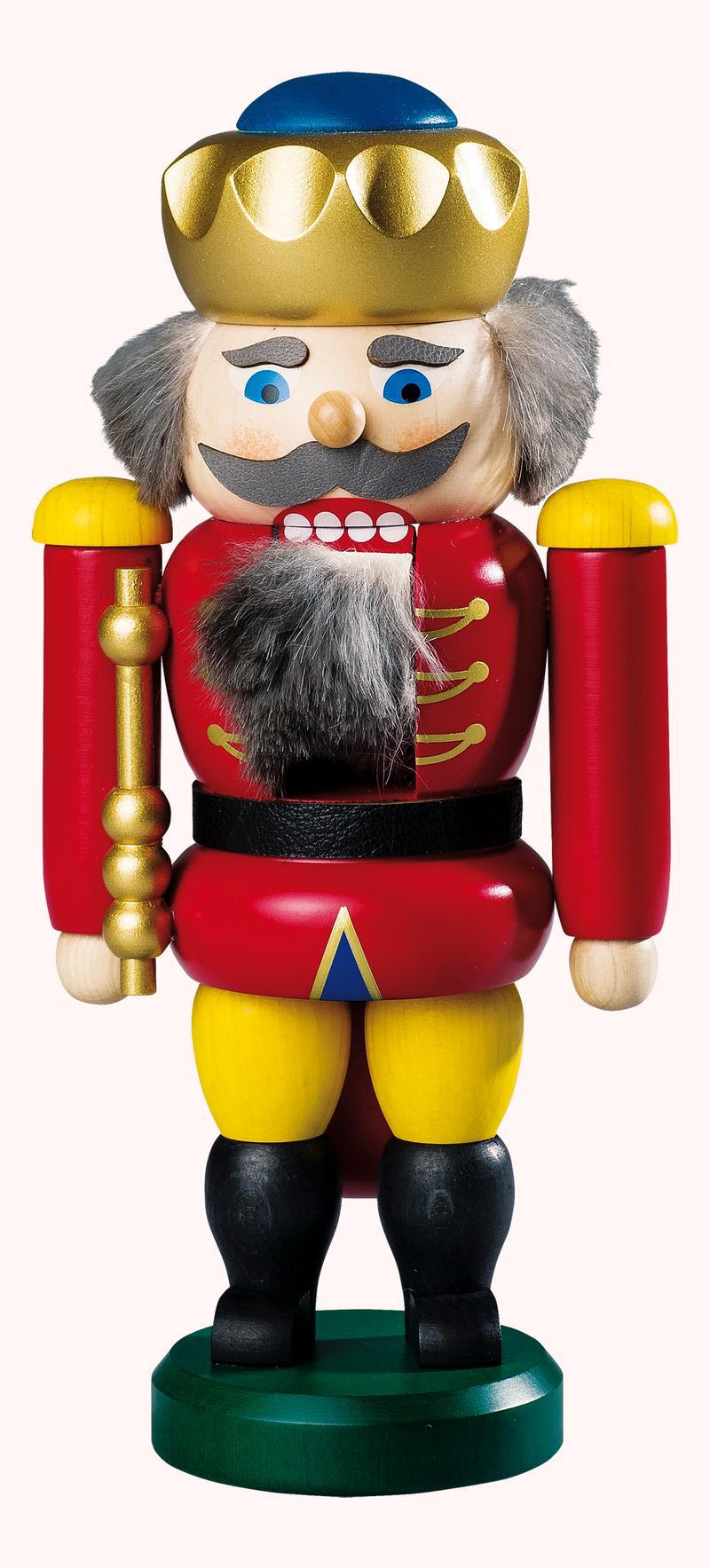 Nussknacker "König", rot