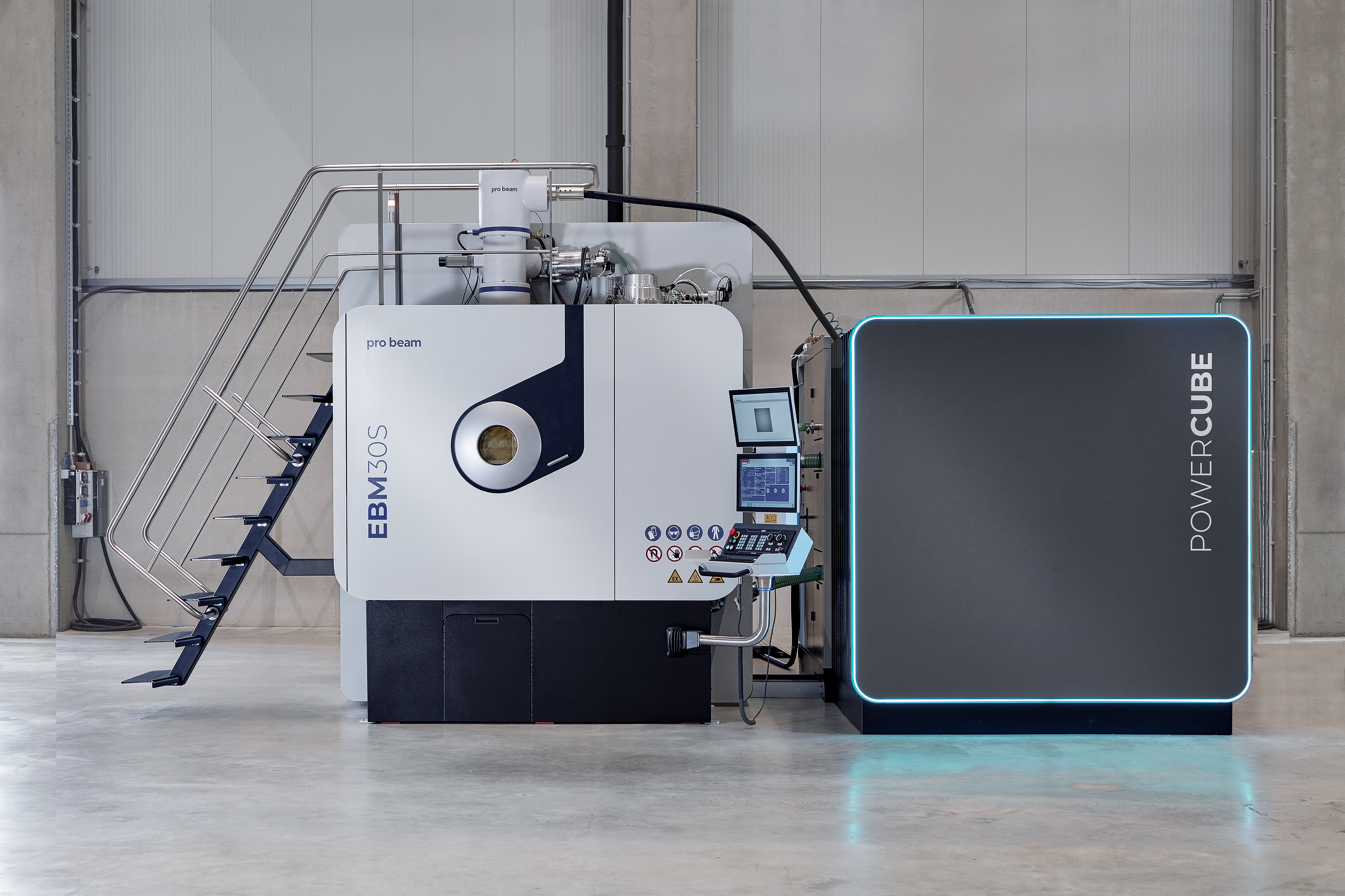 Machine for industrial EBM (Electron Beam Melting) 